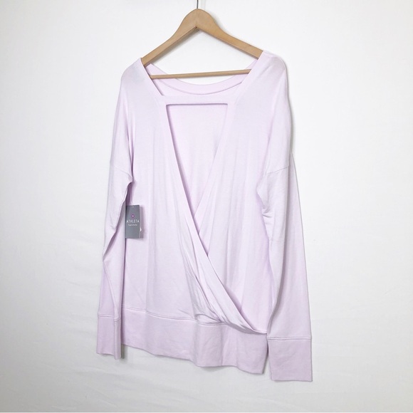 Athleta pastel lavender Chakra Sweatshirt - Picture 5 of 9